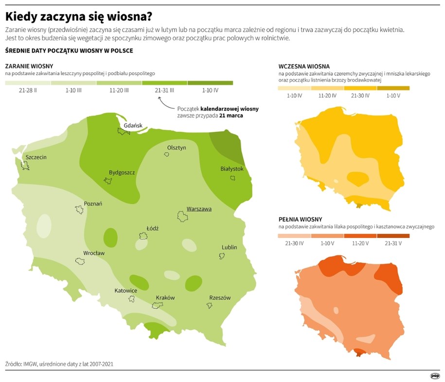 Kiedy zaczyna się wiosna? /Mateusz Krymski /PAP