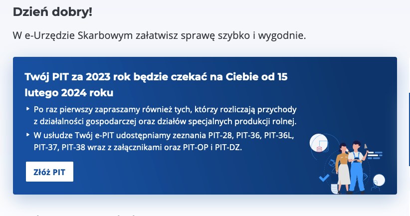 Kiedy zwrot podatku? Informacja na ten temat pojawi się w platformie e-Urząd Skarbowy. /Zrzut ekranu /INTERIA.PL