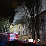Kielce: Pożar dawnego szpitala MSWiA