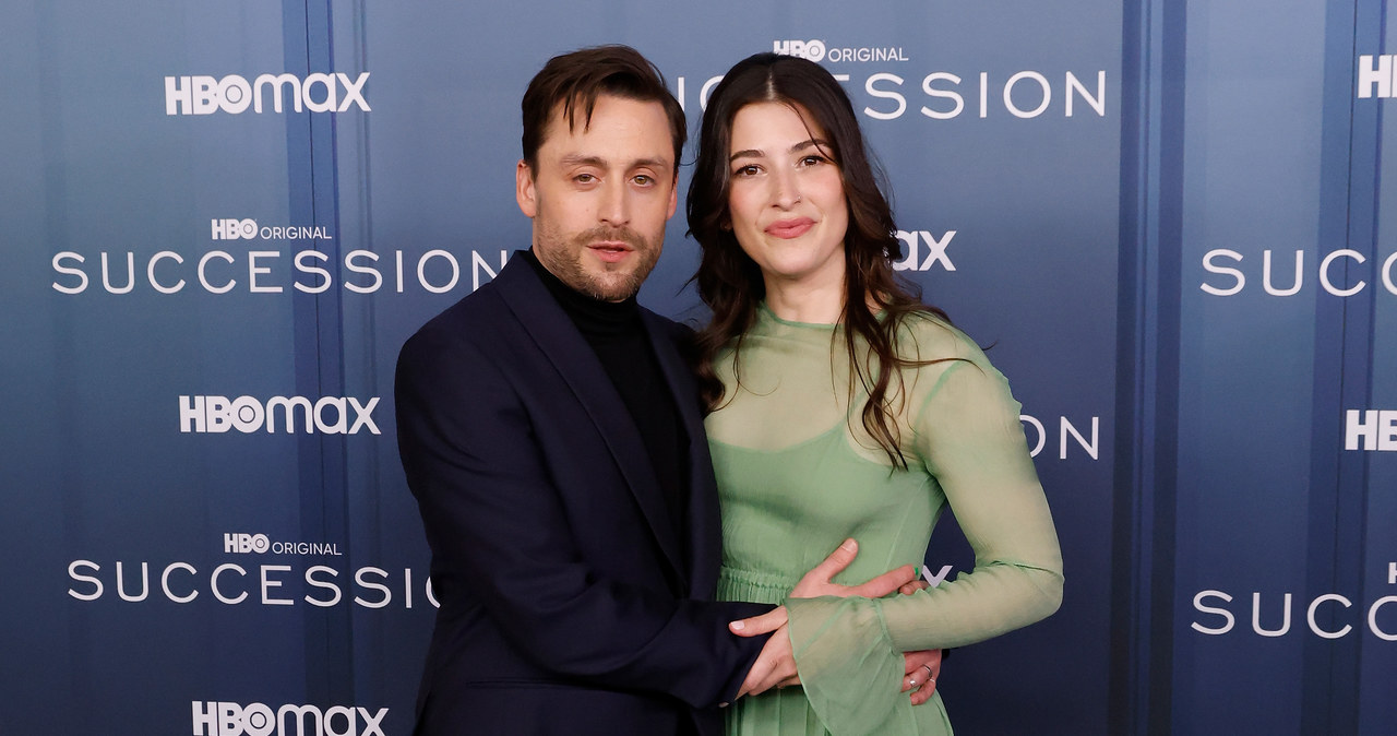 Kieran Culkin z żoną Jazz Charton /Taylor Hill/FilmMagic /Getty Images