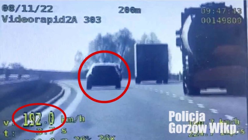 Kierowca Audi przekroczył dopuszczalną prędkość o 72 km/h /materiały prasowe