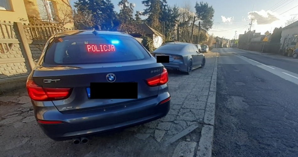 Kierowca Audi S7 stracił prawo jazdy i dowód rejestracyjny /Policja