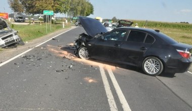 Kierowca BMW doprowadził do wypadku czterech aut. Nie miał prawa prowadzić