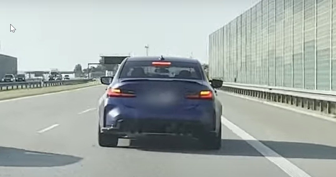 Kierowca BMW na autostradzie A1 stwarzał zagrożenie zajeżdżając drogę /