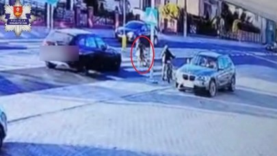 Kierowca BMW potrącił 10-latka na pasach i uciekł. Policja publikuje nagranie 