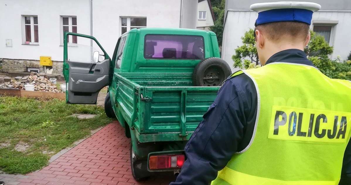 Kierowca był trzeźwy, ale prawo jazdy stracił już wcześniej /Informacja prasowa