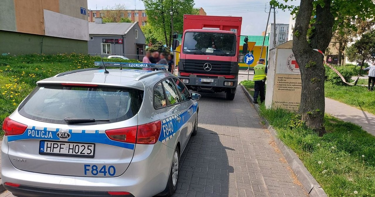 Kierowca ciężarówki śmiertelnie potrącił 86-latkę