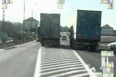 Kierowca ciężarówki szarżował pod prąd na Podlasiu
