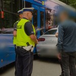 Kierowca nie zauważył skręcającego tramwaju
