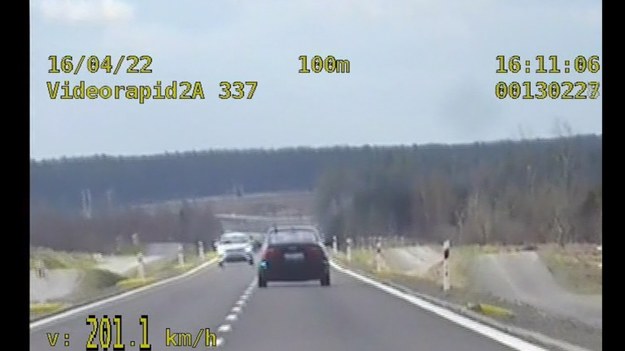 Kierowca pędził 200 km/h /KPP Kraśnik /Policja