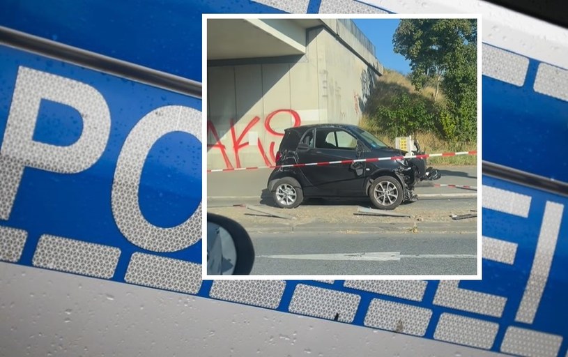 Kierowca Smarta doprowadził do zderzenia z Mercedesem. Nazwano go bohaterem. /BEATA ZAWRZEL/ NurPhoto via AFP/ dennisbro/ Instagram/ zrzut ekranu /