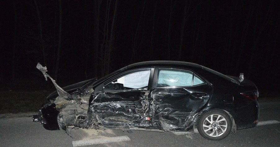 Kierowca Toyoty skręcał w lewo /Policja