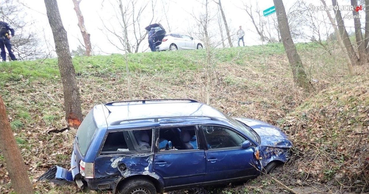 Kierowca Volkswagena prowadził pod wpływem alkoholu. Badanie wykazało w jego organizmie dwa promile. /Policja