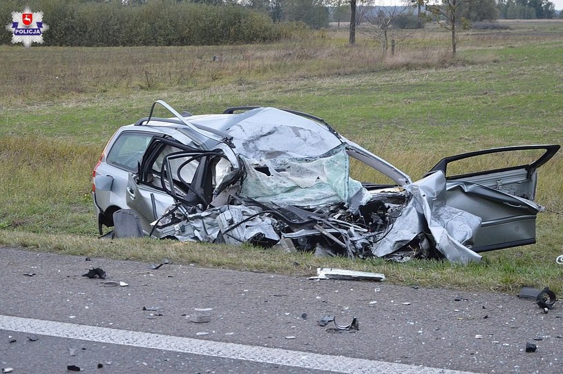 Kierowca volvo zginął na miejscu /Informacja prasowa