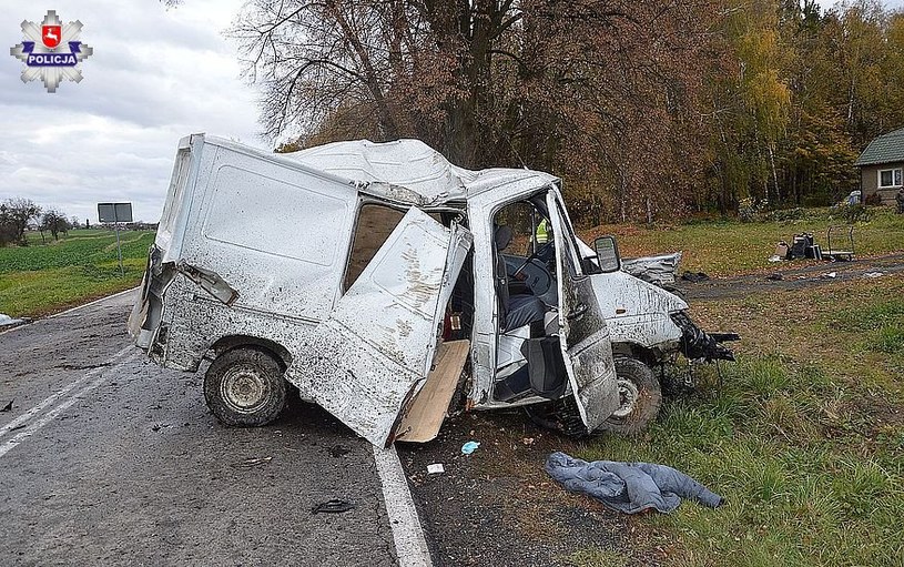 Kierowca został poważnie ranny /Informacja prasowa