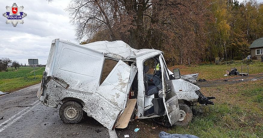 Kierowca został poważnie ranny /Informacja prasowa