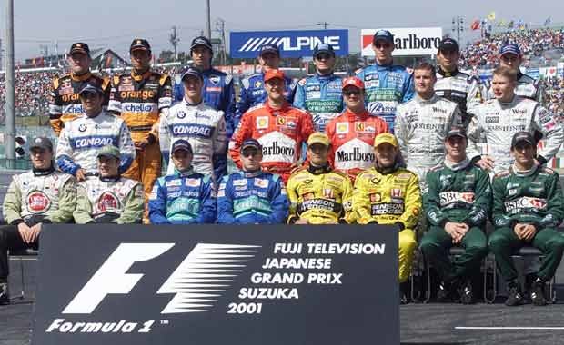 Kierowcy F1 w sezonie 2001 (kliknij) /poboczem.pl