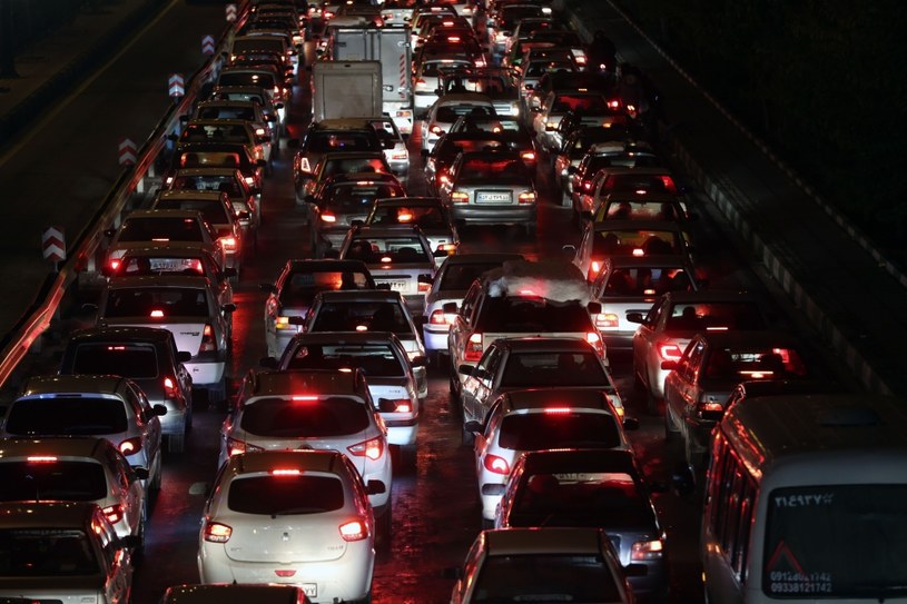 Kierowcy m.in. zablokowali ulice Teheranu /Getty Images