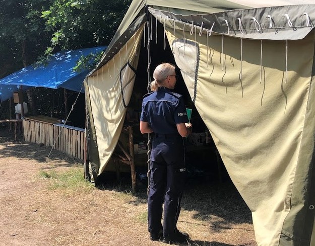 Kierownik obozu harcerskiego w stanie po spożyciu alkoholu /KPP Pisz /Policja