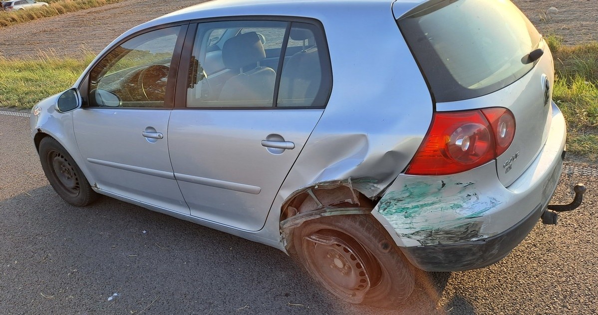 Kierująca Volkswagenem trafiła do szpitala /Policja