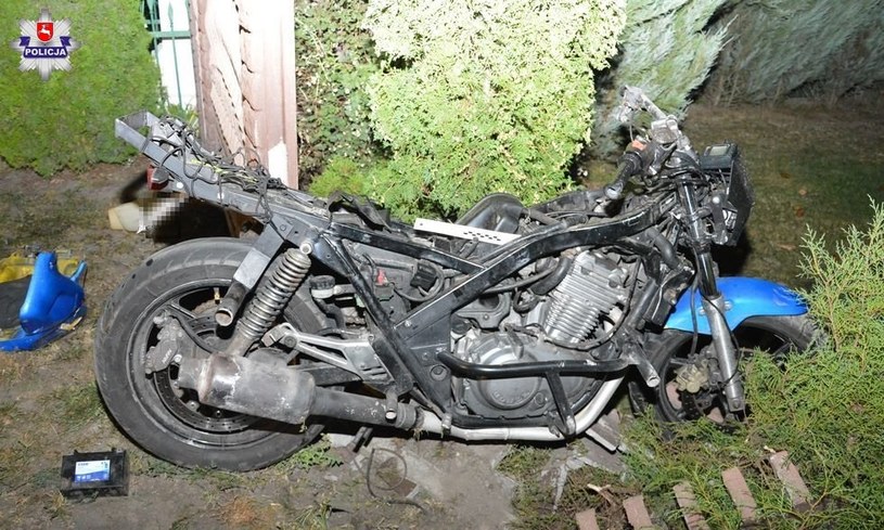 Kierujący motocyklem poniósł śmierć /Informacja prasowa