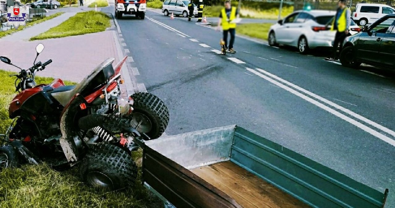 Kierujący quadem miał 2 promile alkoholu w organiźmie /Policja