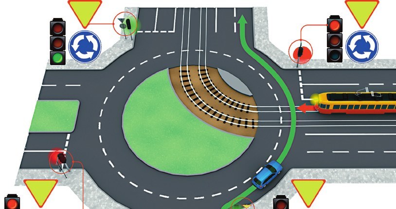 Kierujący tramwajem jest zobowiązany zastosować się do wskazań sygnalizacji /INTERIA.PL