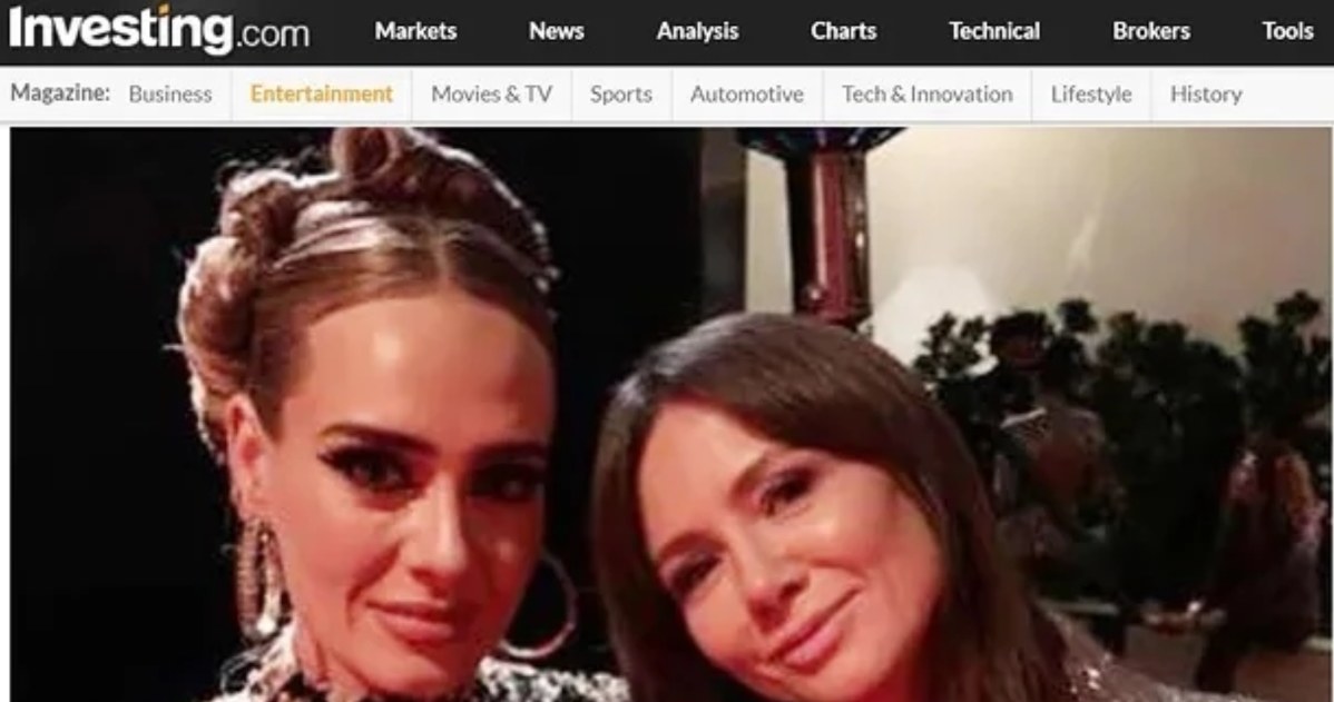 Kiinga Rusin i Adele, fot. investing.com/https://www.instagram.com/kingarusin/?hl=pl /materiał zewnętrzny