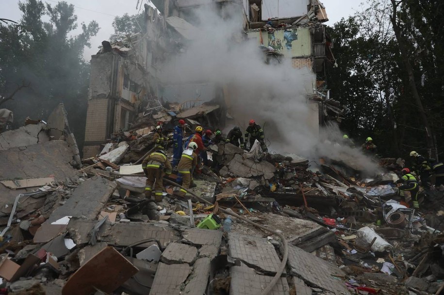 Kijów, 31.07.2025 /Państwowa Służba Ratownicza Ukrainy /