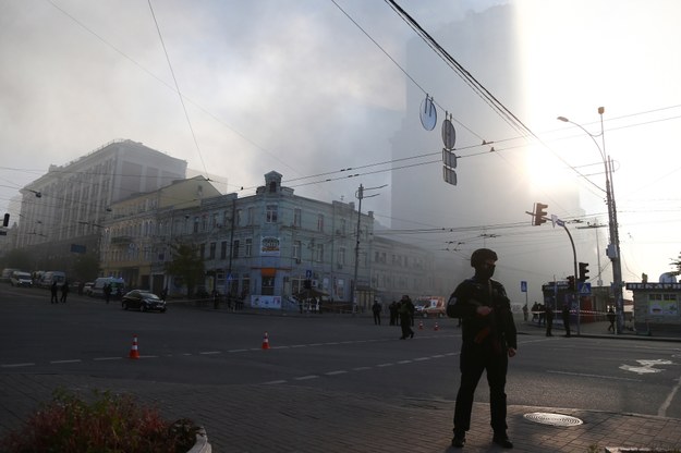 Kijów po ataku irańskich dronów (fot. archiwalna - październik 2022 r.) /Viktor Kovalchuk /PAP