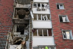 Kijów po nocnych atakach Rosjan