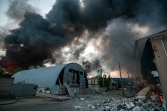 Kijów po nocnych atakach Rosjan