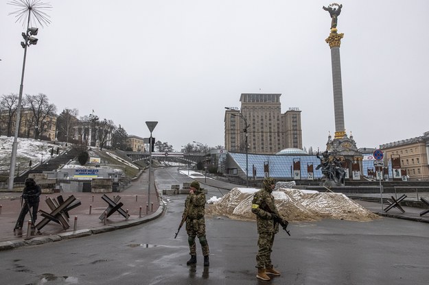 Kijów. Ukraińscy żołnierze /ROMAN PILIPEY /PAP/EPA