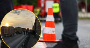 Kilka samochodów zderzyło się koło Łomianek. Są ofiary śmiertelne