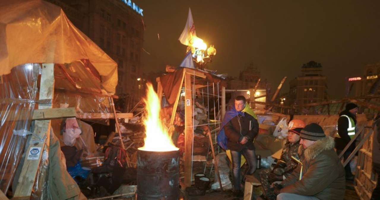 Kilka wielkich blokad pojawiło się w nocy w Kijowie