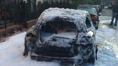 Kilkanaście aut spłonęło w nocy w Gdańsku