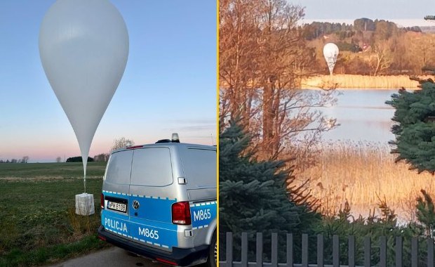 Kilkanaście balonów przemytniczych wleciało do Polski