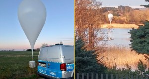 Kilkanaście balonów przemytniczych wleciało do Polski