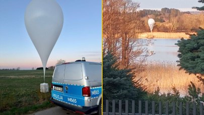 Kilkanaście balonów przemytniczych wleciało do Polski