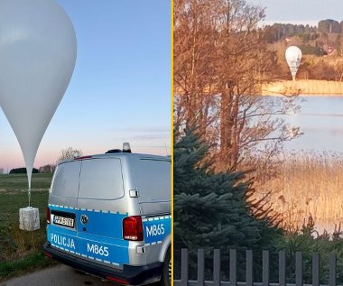Kilkanaście balonów przemytniczych wleciało do Polski