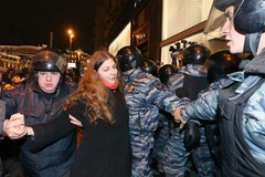 Kilkaset osób zatrzymanych w Moskwie