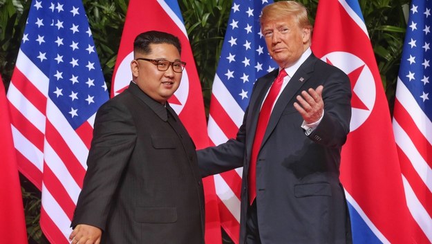 Kim Dzong Un i Donald Trump /	AA/ABACA /PAP