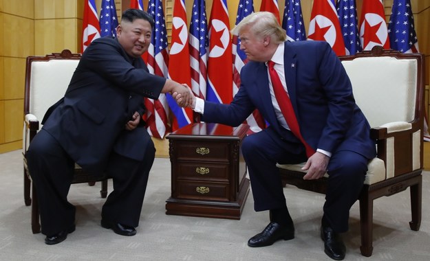 Kim Dzong Un i Donald Trump /YONHAP   /PAP/EPA