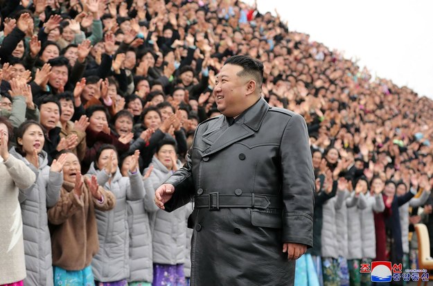 Kim Dzong Un na Narodowego Kongresu Matek w Pjongjangu, 9 grudnia 2023 roku. /STR/AFP/East News /East News