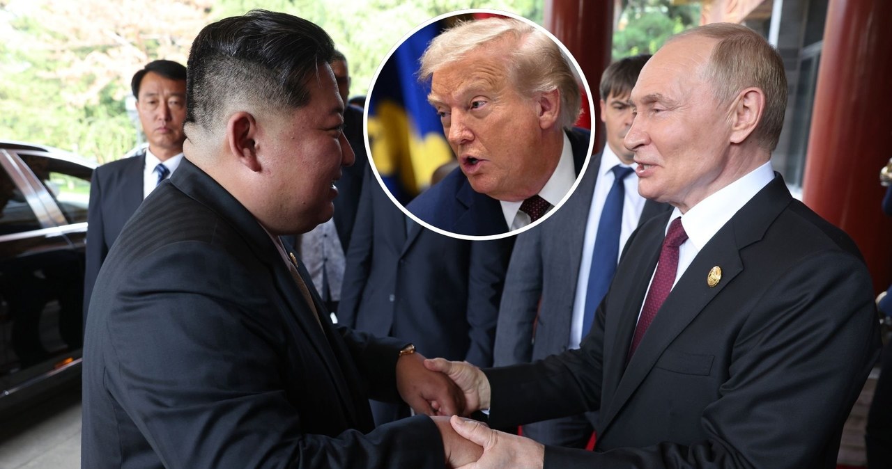 Kim Dzong Un oraz Władimir Putin w Pekinie /MANDEL NGAN / AFP/  Contributor /Getty Images