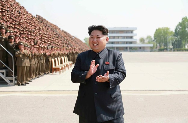 Kim Dzong Un, przywódca Korei Północnej /RODONG SINMUN  /PAP/EPA