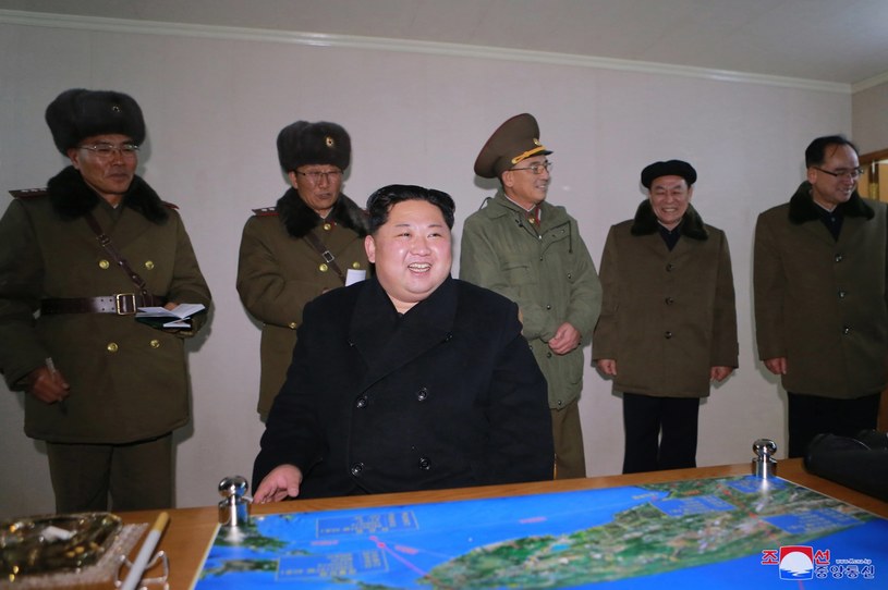 Kim Dzong Un /KCNA /PAP/EPA