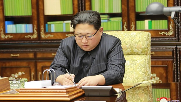 Kim Dzong Un /KCNA /PAP/EPA