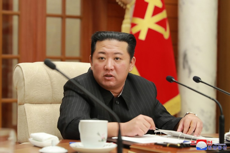 Kim Dzong Un /KCNA /PAP/EPA