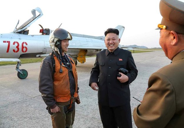 Kim Jong-un, przywódca Korei Północnej / 	RODONG SINMUN    /PAP/EPA